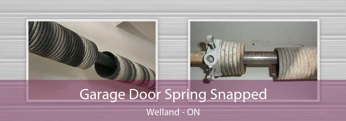 Garage Door Spring Snapped Welland - ON