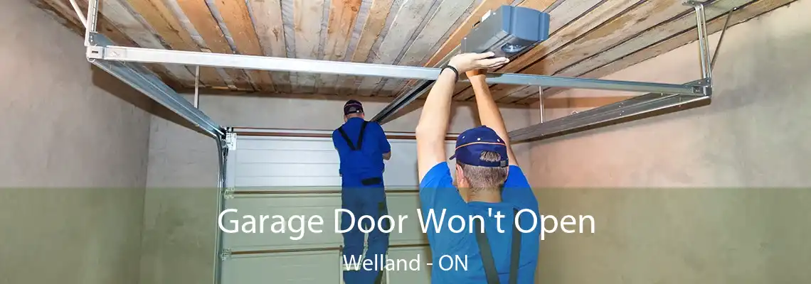 Garage Door Won't Open Welland - ON