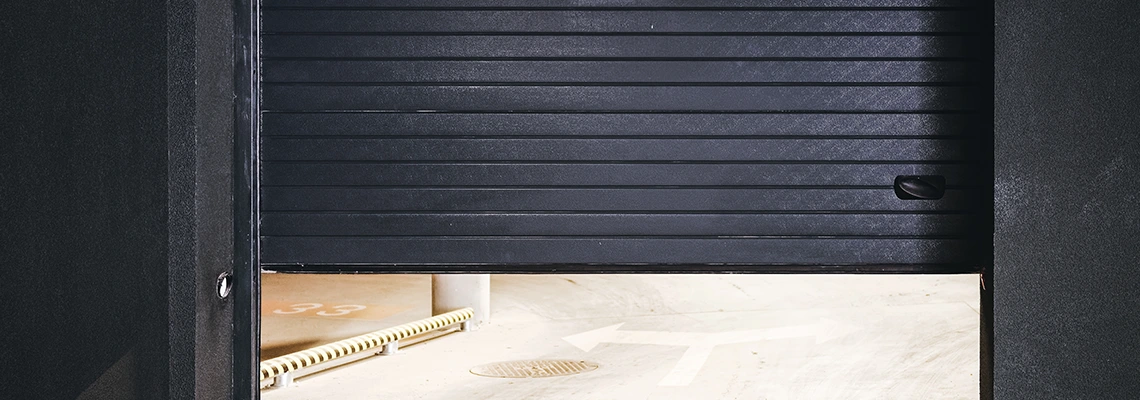 Residential Black Garage Door Installation in Welland, ON