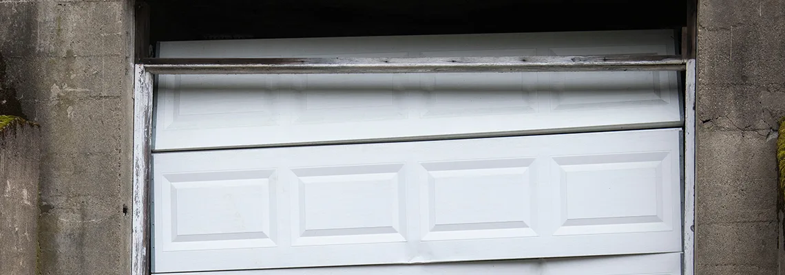 Fallen Commercial Garage Door Repair in Welland, Ontario